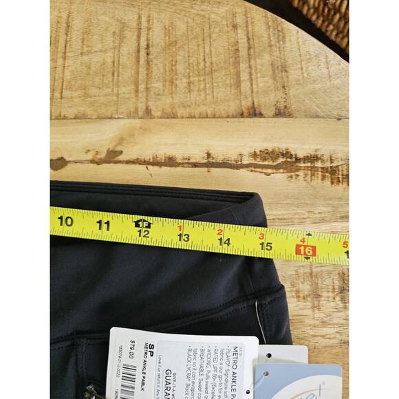 Athleta Metro Ankle Pant Women's Size S NWT Black Athlesure Fitness UPF 50 - Picture 5 of 9